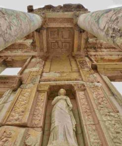 Celsus Library in Ephesus ancient city - guided group tour from Kusadasi Port