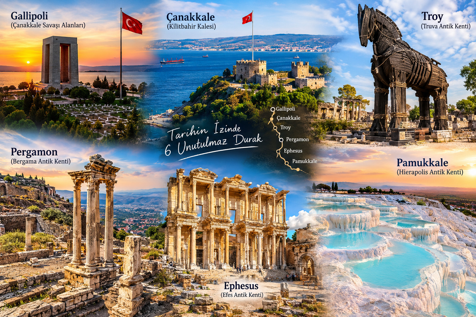 Visit Gallipoli, Çanakkale, Troy, Pergamon, Ephesus And Pamukkale 1 Visit Gallipoli, Çanakkale, Troy, Pergamon, Ephesus And Pamukkale