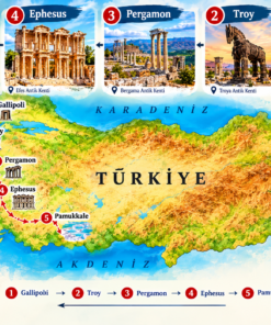 Alternative view of Pamukkale to Istanbul: Private 5-Day Archaeological Tour